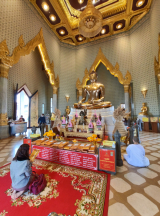 Bangkok | Chrám Traimit - socha Buddhy, pět tun ryzího zlata