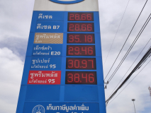 Thajsko | Ceny paliv